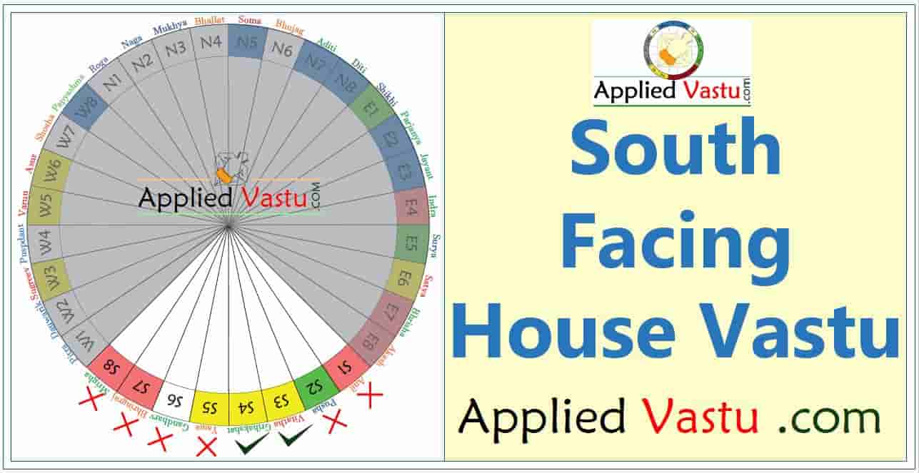 South facing house vastu- South facing home vastu - South facing vastu - Vastu tips for south facing house -vastu for south facing house - South facing home - AppliedVastu